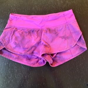 Purple Lululemon 2.5 Shorts